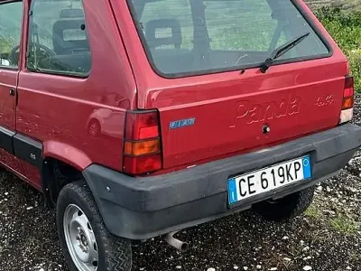 Usata Fiat Panda 4x4 54 CV (39 kW) 2002 Rosso Utilitaria