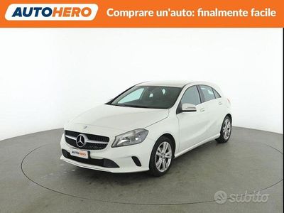Usata Mercedes A180 109 CV (80 kW) 2017 Bianco Berlina