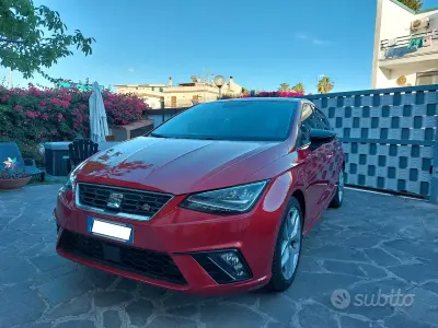 Usata Seat Ibiza FR 95 CV (69 kW) 2017 Rosso Berlina