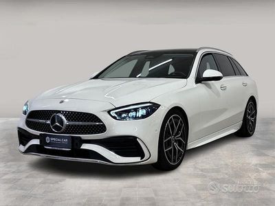Usata Mercedes C220 Premium Plus 200 CV (147 kW) 2022 Bianco Station wagon