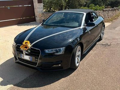 Usata Audi A5 Cabriolet S-Line 177 CV (130 kW) 2014 Nero Cabrio