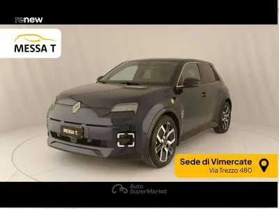 Nouvelle Renault 5 E-Tech Iconic 106 ch (77 kW) 2025 Bleue Berline