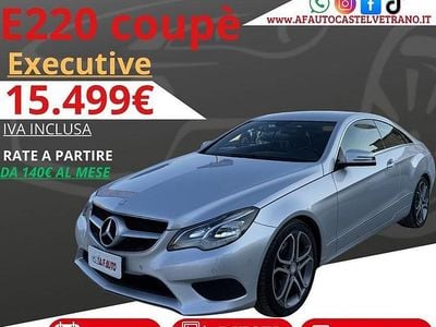 Usata Mercedes E220 Executive 169 CV (124 kW) 2014 Grigio Coupé