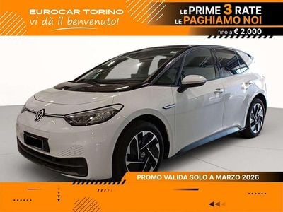 Usata VW ID.3 Pro Performance 69 kW (95 CV) 2022 Glacier white metallizzato nero Utilitaria