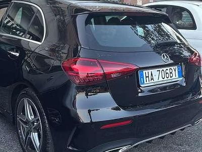 Usata Mercedes 180 AMG line 101 CV (74 kW) 2024 Nero Berlina