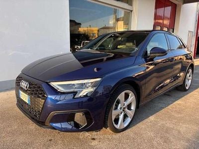 Usata Audi A3 Advanced 116 CV (85 kW) 2022 Blu/azzurro Berlina