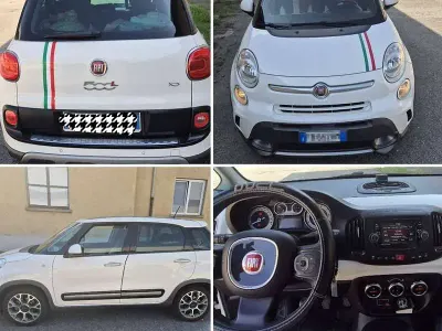 Usata Fiat 500L Trekking 95 CV (69 kW) 2015 Bianco Monovolume