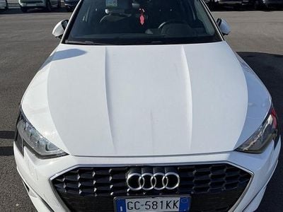 Usata Audi A3 Advanced 150 CV (110 kW) 2020 Bianco Berlina