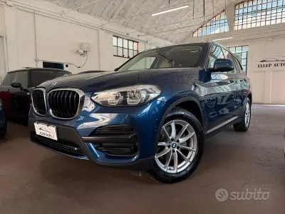 Usata BMW X3 Efficient Dynamics 190 CV (139 kW) 2019 Blu/azzurro SUV