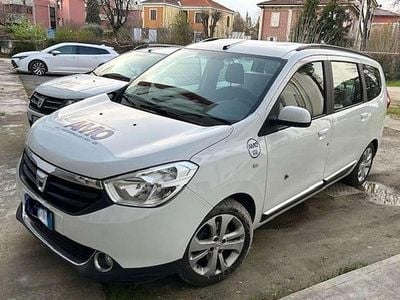 Usata Dacia Lodgy 107 CV (78 kW) 2014 Bianco Monovolume