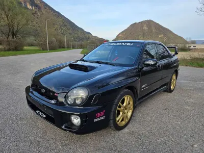 Usado Subaru Impreza 265 CV (194 kW) 2002 Azul Berlina