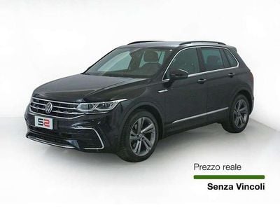 Usata VW Tiguan R-line 150 CV (110 kW) 2022 Nero SUV