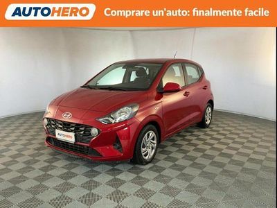 Usata Hyundai i10 66 CV (48 kW) 2022 Rosso Utilitaria
