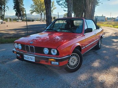 Usata BMW 320 Cabriolet 126 CV (92 kW) 1988 Rosso Cabrio