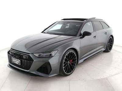 Usata Audi RS6 600 CV (441 kW) 2022 Grigio scuro metall. Station wagon