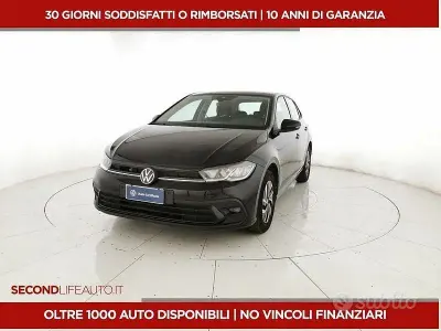Usata VW Polo Life 95 CV (69 kW) 2025 Nero Utilitaria