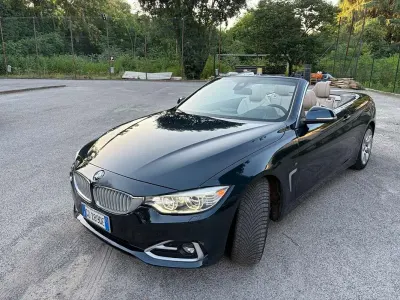 Usata BMW 420 184 CV (135 kW) 2015 Blu/azzurro Cabrio
