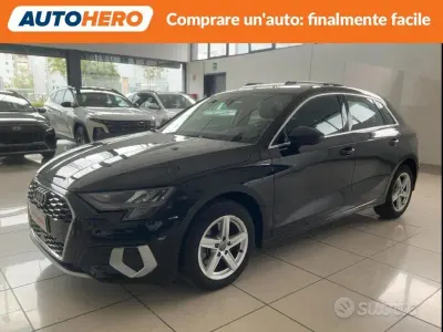 Usata Audi A3 Advanced 116 CV (85 kW) 2021 Nero Berlina