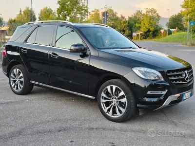 Usata Mercedes ML250 204 CV (150 kW) 2013 Nero SUV