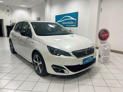 Usata Peugeot 308 GT-line 130 CV (95 kW) 2015 Bianco Berlina