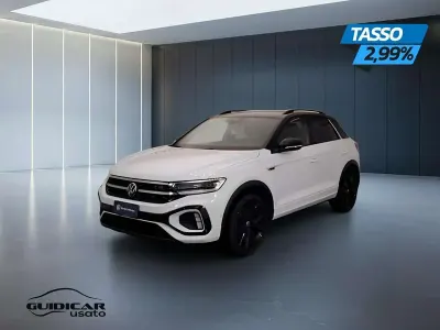 Usata VW T-Roc R-line 150 CV (110 kW) 2023 Bianco SUV