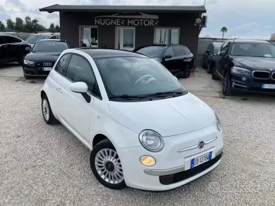 Usata Fiat 500 Lounge 69 CV (50 kW) 2010 Bianco Berlina