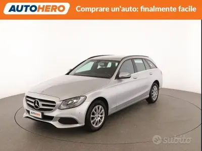 Usata Mercedes C180 Business 116 CV (85 kW) 2017 Grigio Station wagon