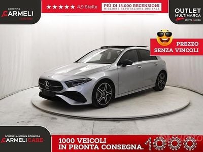 Usata Mercedes A180 AMG line 136 CV (100 kW) 2025 Argento hightech Berlina