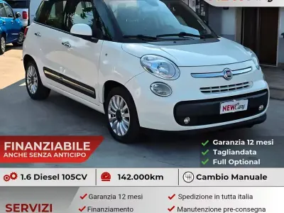 Usata Fiat 500L Lounge 105 CV (77 kW) 2015 Bianco Monovolume
