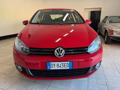 Usata VW Golf VI Comfortline 105 CV (77 kW) 2009 Rosso Utilitaria
