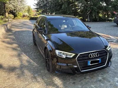 Usata Audi A3 S-Line 184 CV (135 kW) 2018 Nero Berlina