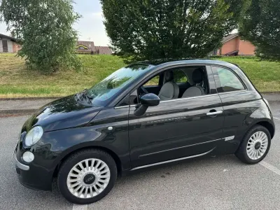 Usata Fiat 500 Lounge 69 CV (50 kW) 2009 Nero Cabrio