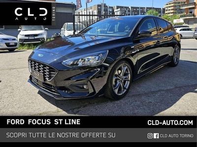 Usata Ford Focus ST-Line 120 CV (88 kW) 2021 Nero Berlina