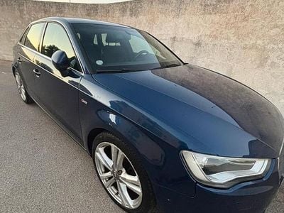 Usata Audi A3 S-Line 105 CV (77 kW) 2014 Blu Berlina