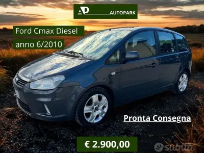 Käytetty Ford C-MAX Titanium 109 HP (80 kW) 2010 Sininen Tila-auto