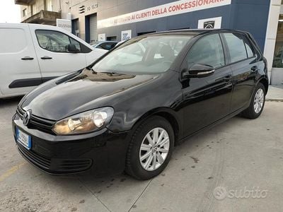 Usata VW Golf VI 90 CV (66 kW) 2010 Nero Utilitaria