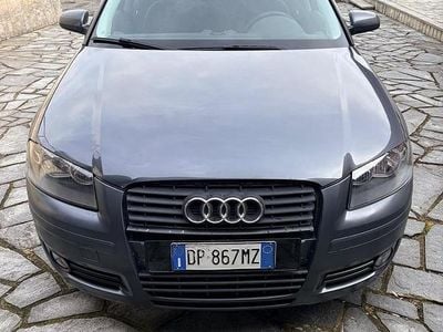 Usata Audi A3 Sportback Ambition 105 CV (77 kW) 2008 Grigio Utilitaria