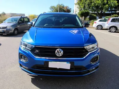 Usata VW T-Roc R-line Plus 150 CV (110 kW) 2019 Blu/azzurro SUV