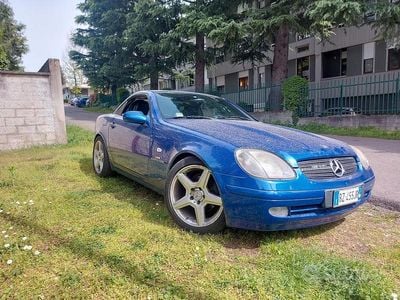 Usata Mercedes SLK230 1997 Blu Cabrio