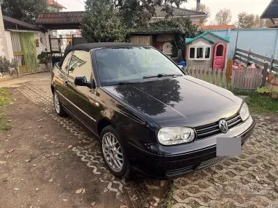 Usata VW Golf Cabriolet 110 CV (80 kW) 2000 Nero Cabrio