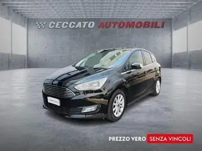 Usata Ford C-MAX Titanium S 120 CV (88 kW) 2017 Nero Monovolume