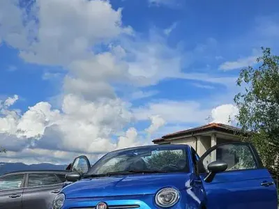 Usata Fiat 500C Sport 69 CV (50 kW) 2020 Blu/azzurro Cabrio
