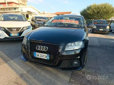 Usata Audi A3 Attraction 105 CV (77 kW) 2010 Nero Utilitaria