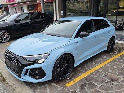 Usata Audi RS3 Exclusive 400 CV (294 kW) 2022 Azzurro Berlina