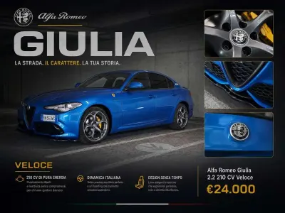 Usata Alfa Romeo Giulia Veloce 211 CV (155 kW) 2018 Berlina
