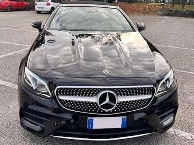 Usata Mercedes E220 Premium 194 CV (142 kW) 2018 Nero Cabrio