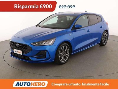 Usata Ford Focus ST-Line 125 CV (91 kW) 2023 Blu/azzurro Berlina