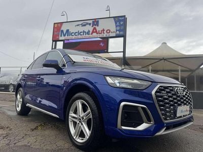 Usata Audi Q5 Sportback S-Line 204 CV (150 kW) 2021 Blu SUV