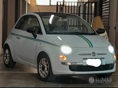 Usata Fiat 500 100 CV (73 kW) 2009 Bianco Cabrio