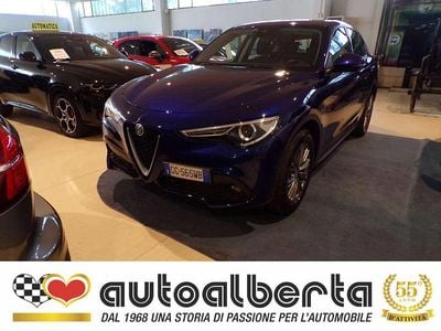 Usata Alfa Romeo Stelvio Business 190 CV (139 kW) 2021 Blu anodizzato SUV